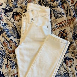 Madewell 9 inch high rise sz 24 white skinny jeans